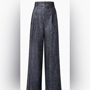 NWT Akris punto Florina Metallic Pants size 12